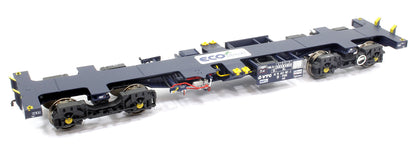 Ecofret FWA Container Flat Triple Set - GBR blue with large Ecofret branding on deck