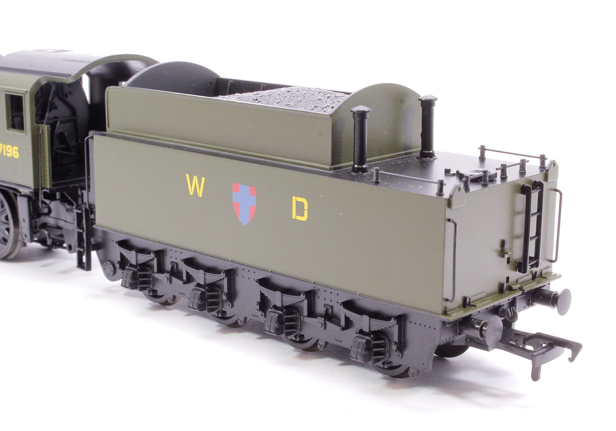 WD Austerity 2-8-0 Steam Locomotive No.77196 WD Khaki Green (DCC Sound)