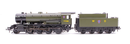 WD Austerity 2-8-0 Steam Locomotive No.77196 WD Khaki Green
