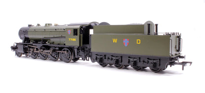 WD Austerity 2-8-0 Steam Locomotive No.77196 WD Khaki Green