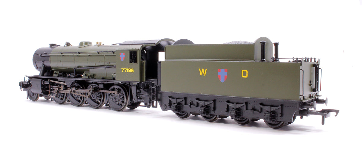 WD Austerity 2-8-0 Steam Locomotive No.77196 WD Khaki Green (DCC Sound)