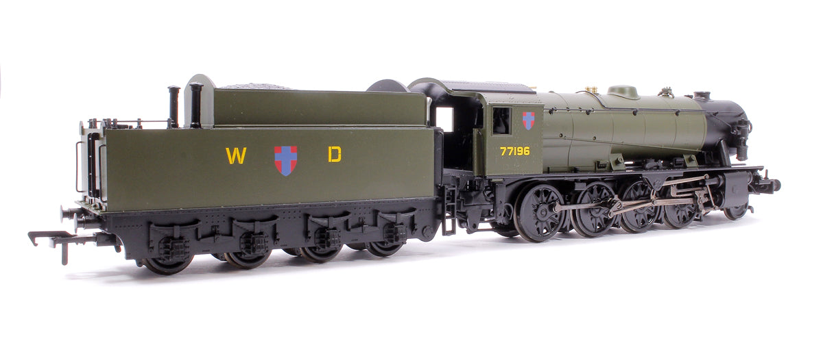 WD Austerity 2-8-0 Steam Locomotive No.77196 WD Khaki Green (DCC Sound)