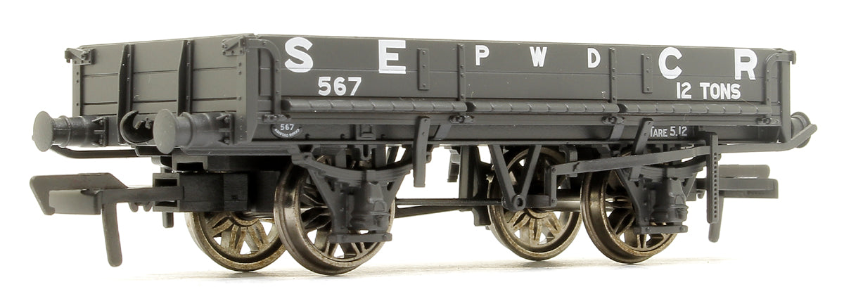 Pre-Owned SECR Dia. 1744 2 plank No. 567, SECR grey (preserved)