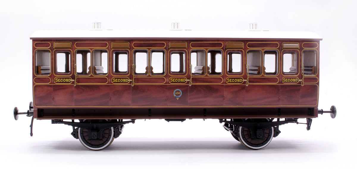 Stroudley 4 Wheel Main Line Oil Lit 2nd Mahogany 456 - DCC & Light Bar Fitted