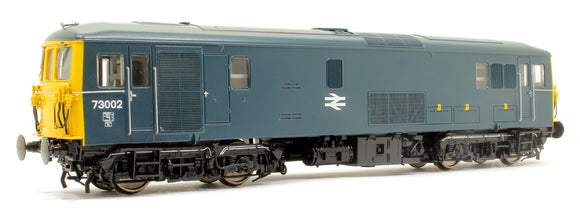Class 73 73002 JA BR Blue (Full Yellow Panels) Electro Diesel Locomotive