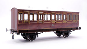 Stroudley 4 Wheel Main Line Oil Lit 3rd Mahogany 811 - DCC & Light Bar Fitted