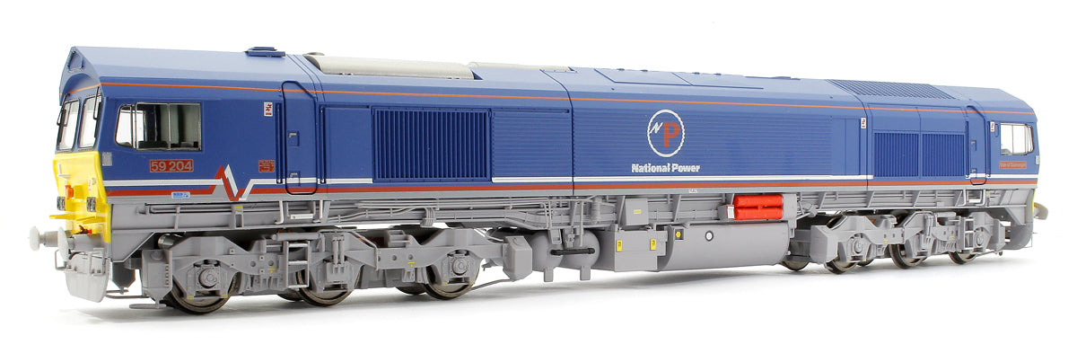 Class 59 204 National Power Diesel Locomotive DCC Fitted with Smoke!