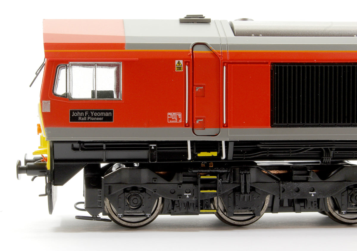 Class 59 206 'John F Yeoman' DB Schenker Diesel Locomotive DCC Fitted with Smoke!