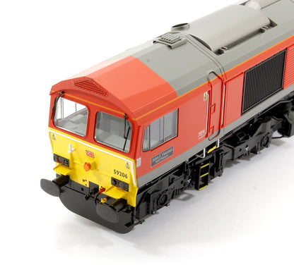 Class 59 206 'John F Yeoman' DB Schenker Diesel Locomotive DCC Fitted with Smoke!