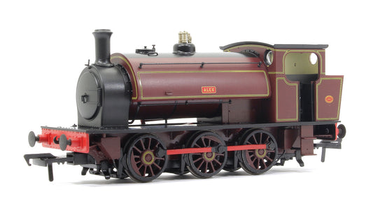 Pre-Owned 16" Hunslet "Alex" Oxfordshire Ironstone Lined Red - Steam Tank Locomotive
