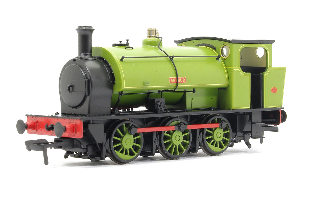 16" Hunslet "Arthur" Markham Main Colliery Lined Green - Steam Tank Locomotive