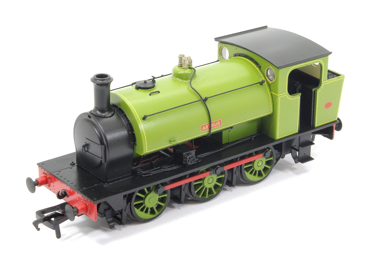 16" Hunslet "Arthur" Markham Main Colliery Lined Green - Steam Tank Locomotive