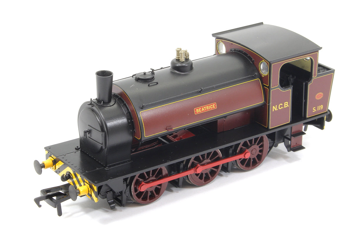 16" Hunslet "Beatrice" South Yorkshire Area NCB Lined Red - Steam Tank Locomotive