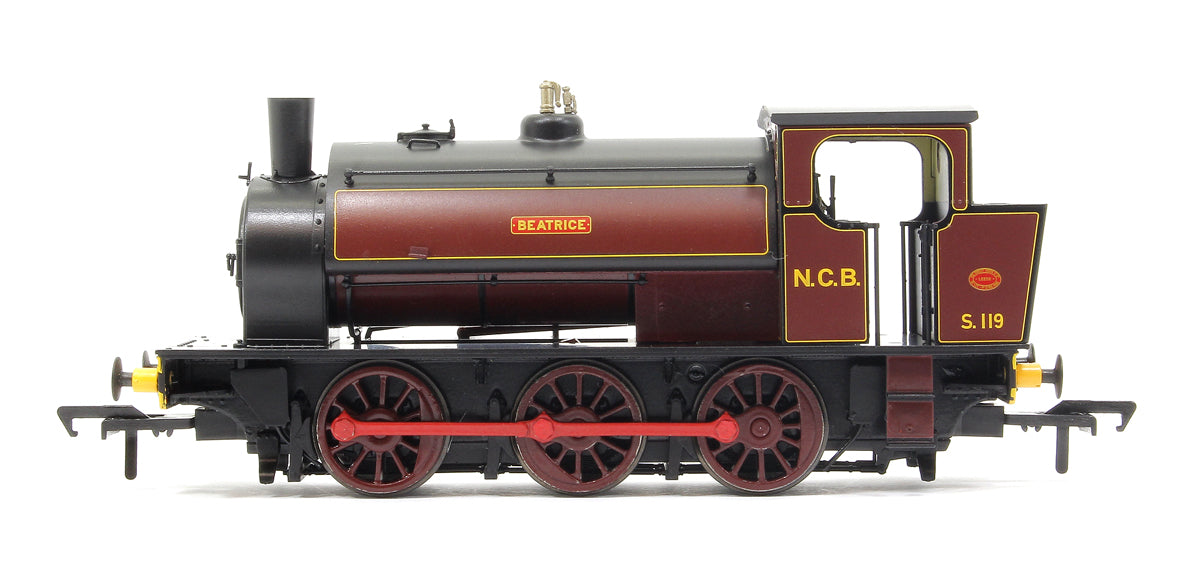 16" Hunslet "Beatrice" South Yorkshire Area NCB Lined Red - Steam Tank Locomotive