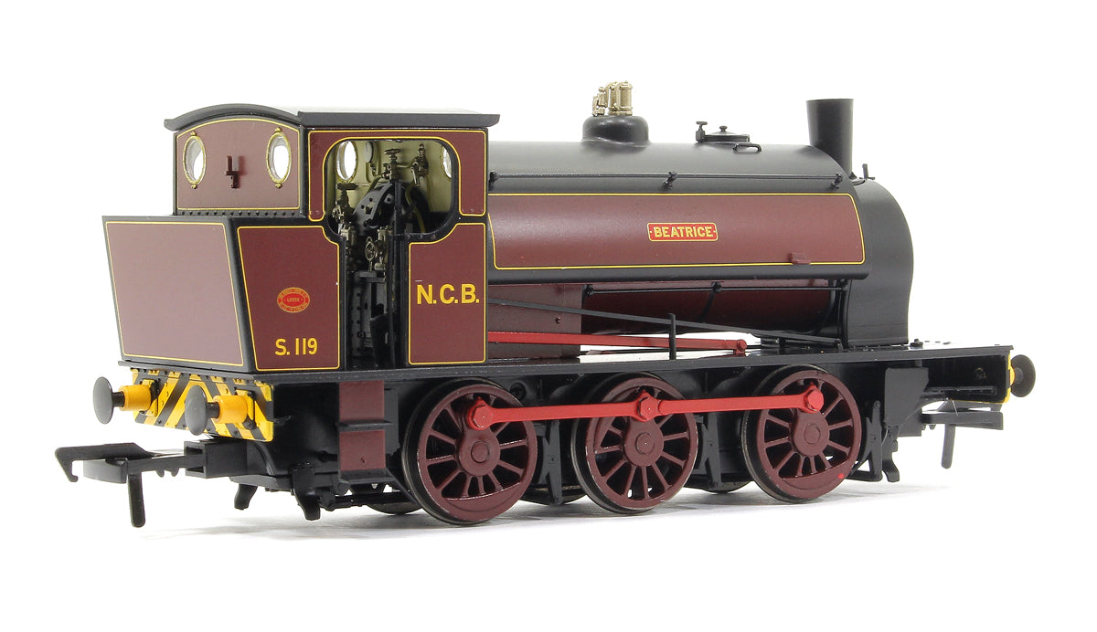 16" Hunslet "Beatrice" South Yorkshire Area NCB Lined Red - Steam Tank Locomotive