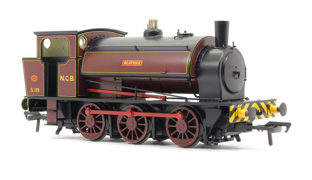 16" Hunslet "Beatrice" South Yorkshire Area NCB Lined Red - Steam Tank Locomotive