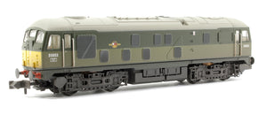 Class 24/0 D5053 BR Two-Tone Green (Small Yellow Panels) Diesel Locomotive - Weathered