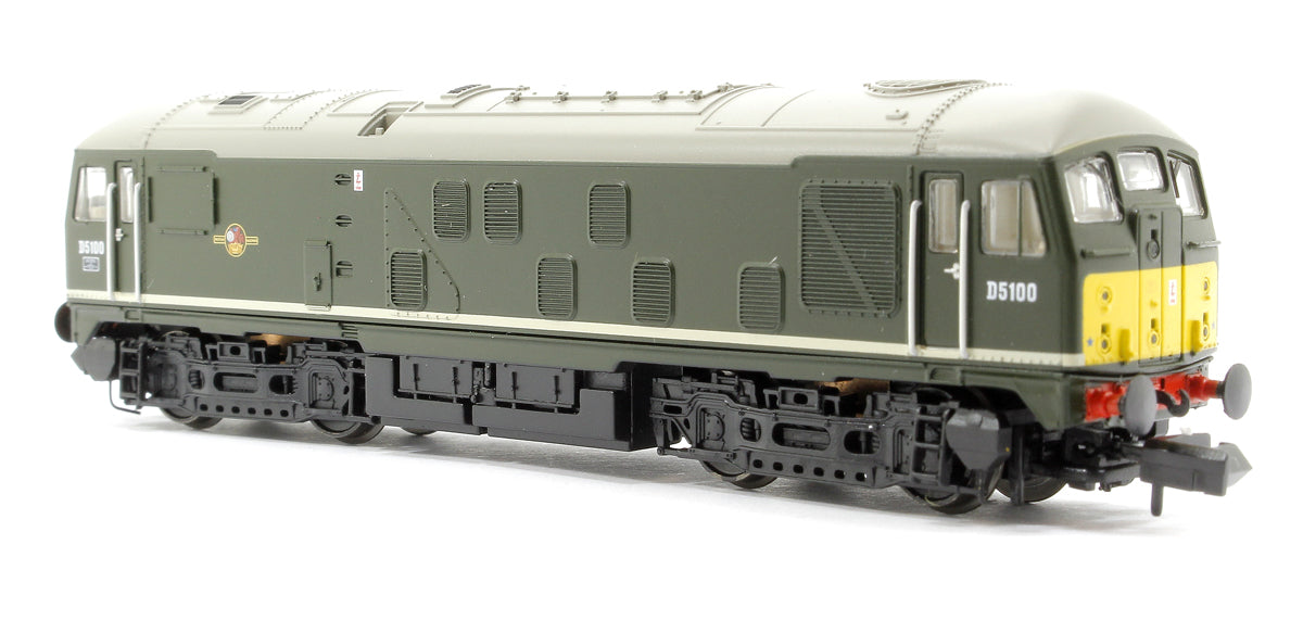 Class 24/1 D5100 BR Green (Small Yellow Panels) Diesel Locomotive