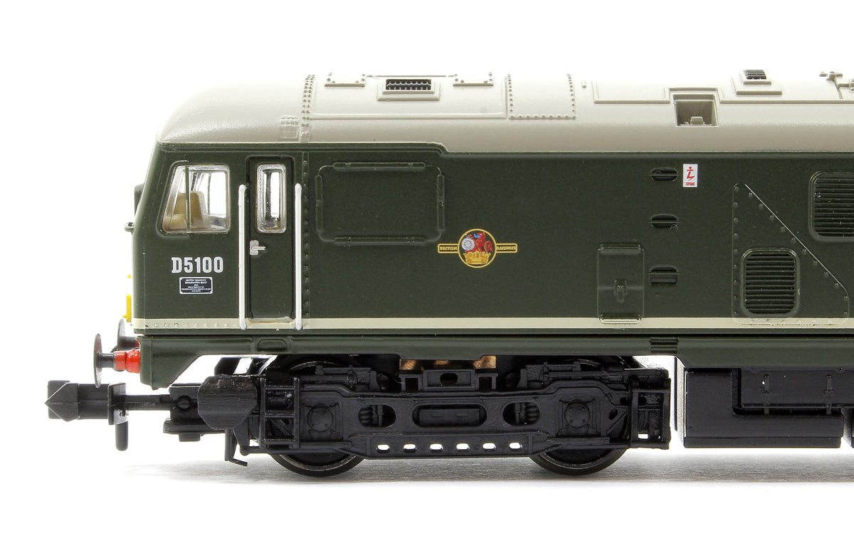 Class 24/1 D5100 BR Green (Small Yellow Panels) Diesel Locomotive