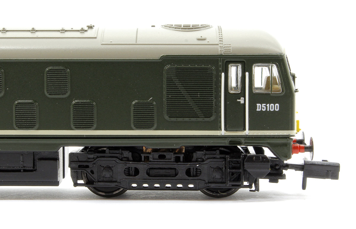 Class 24/1 D5100 BR Green (Small Yellow Panels) Diesel Locomotive