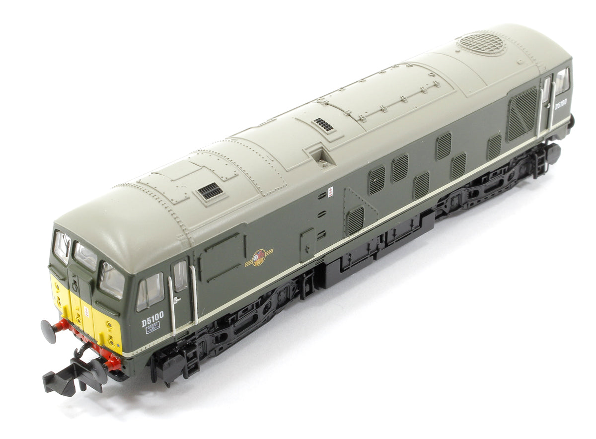 Class 24/1 D5100 BR Green (Small Yellow Panels) Diesel Locomotive