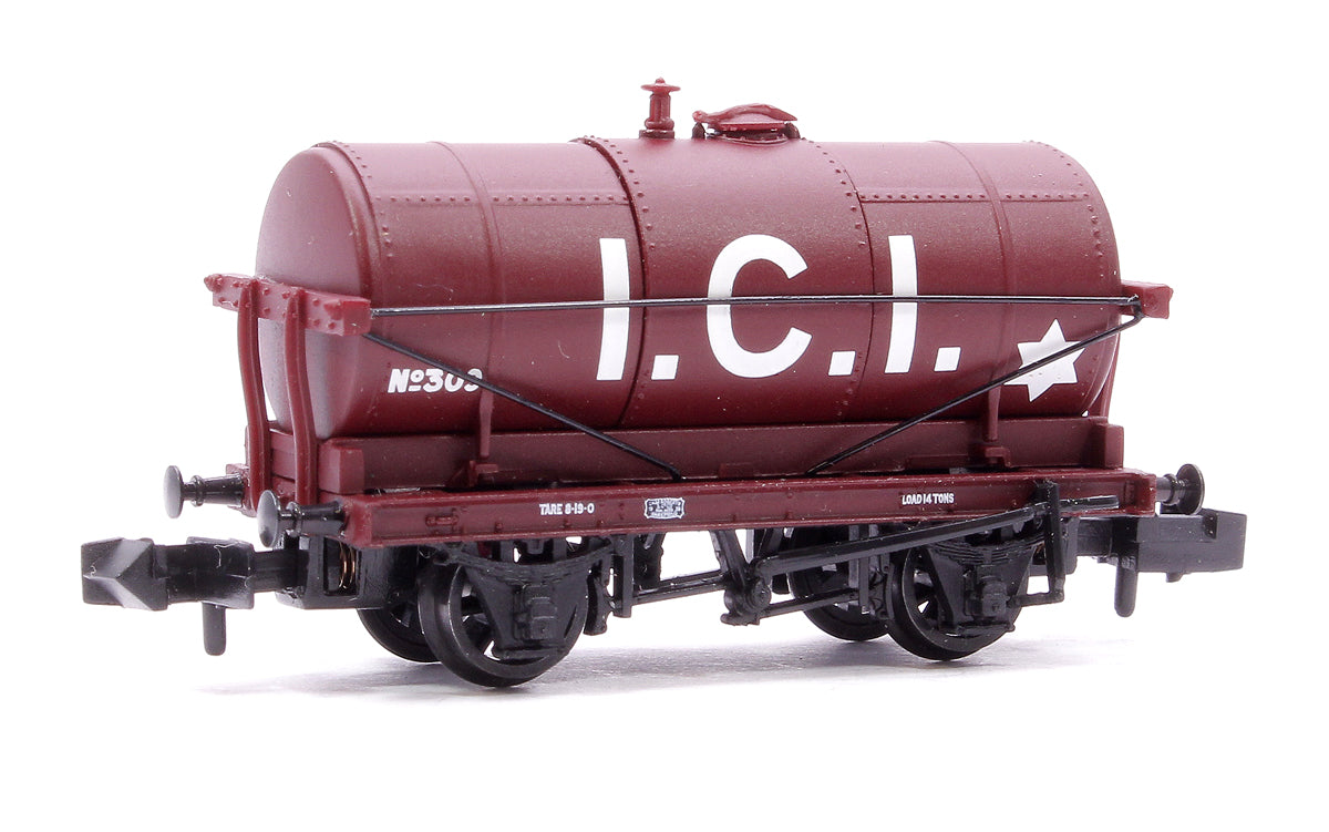 14T Tank Wagon 'ICI' Maroon No. 309