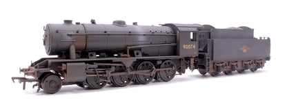 Pre-Owned 32-259A WD Austerity 2-8-0 Steam Locomotive No.90074 BR Black (Late Crest) - Weathered