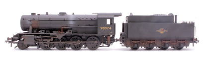 Pre-Owned 32-259A WD Austerity 2-8-0 Steam Locomotive No.90074 BR Black (Late Crest) - Weathered