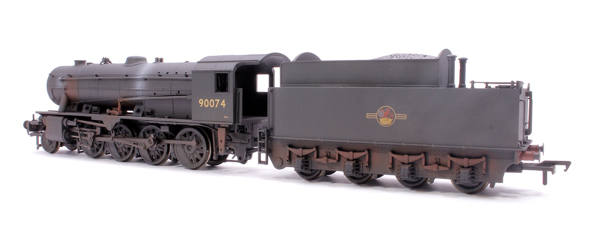 Pre-Owned 32-259A WD Austerity 2-8-0 Steam Locomotive No.90074 BR Black (Late Crest) - Weathered