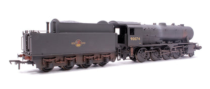 Pre-Owned 32-259A WD Austerity 2-8-0 Steam Locomotive No.90074 BR Black (Late Crest) - Weathered