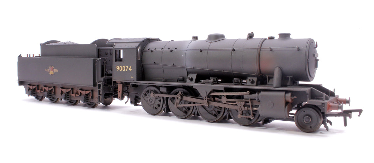 Pre-Owned 32-259A WD Austerity 2-8-0 Steam Locomotive No.90074 BR Black (Late Crest) - Weathered