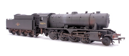 Pre-Owned 32-259A WD Austerity 2-8-0 Steam Locomotive No.90074 BR Black (Late Crest) - Weathered