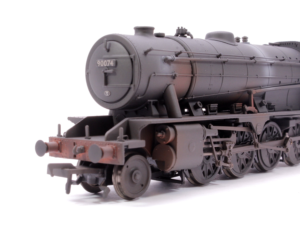 Pre-Owned 32-259A WD Austerity 2-8-0 Steam Locomotive No.90074 BR Black (Late Crest) - Weathered