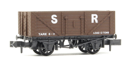 Pre-Owned NR41S 7 Plank Coal Wagon, SR Brown