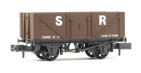 Pre-Owned NR41S 7 Plank Coal Wagon, SR Brown