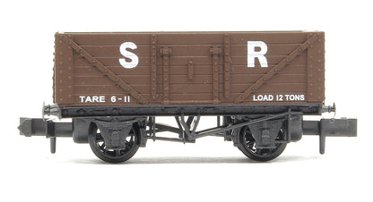 Pre-Owned NR41S 7 Plank Coal Wagon, SR Brown