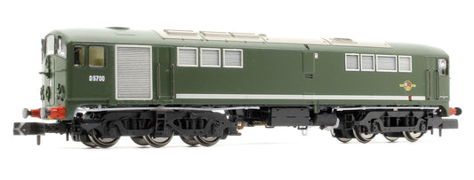 Class 28 D5700 Plain BR Green Diesel Locomotive - DCC SOUND