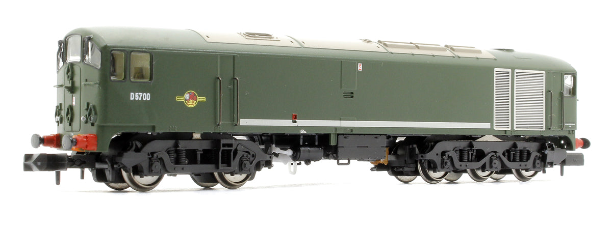 Class 28 D5700 Plain BR Green Diesel Locomotive - DCC SOUND