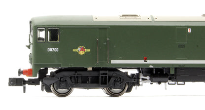 Class 28 D5700 Plain BR Green Diesel Locomotive - DCC SOUND