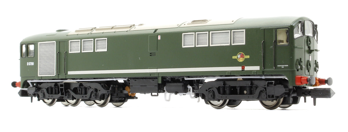 Class 28 D5709 Plain BR Green Diesel Locomotive - DCC SOUND