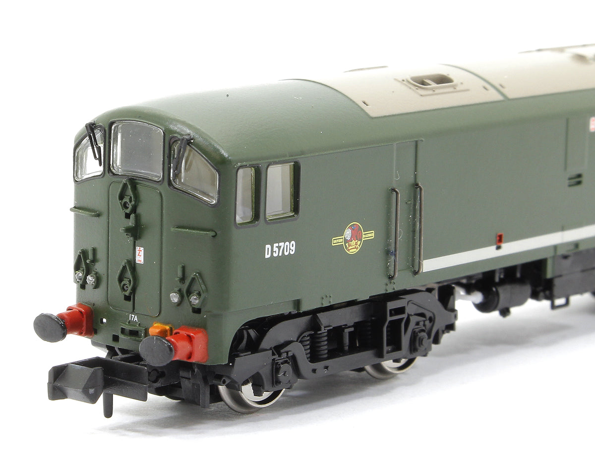 Class 28 D5709 Plain BR Green Diesel Locomotive - DCC SOUND