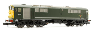 Class 28 D5707 BR Green With Full Yellow Ends Diesel Locomotive - DCC SOUND