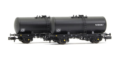 35T Class A Tank Wagon Black "Water Only" Livery - Twin Pack