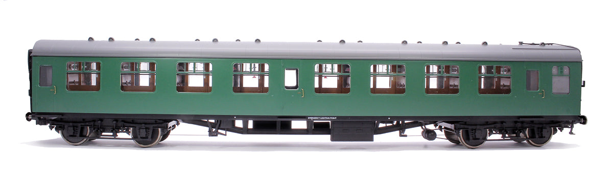 BR Mk1 SR Green SK Unnumbered with Window Beading - DCC Fitted