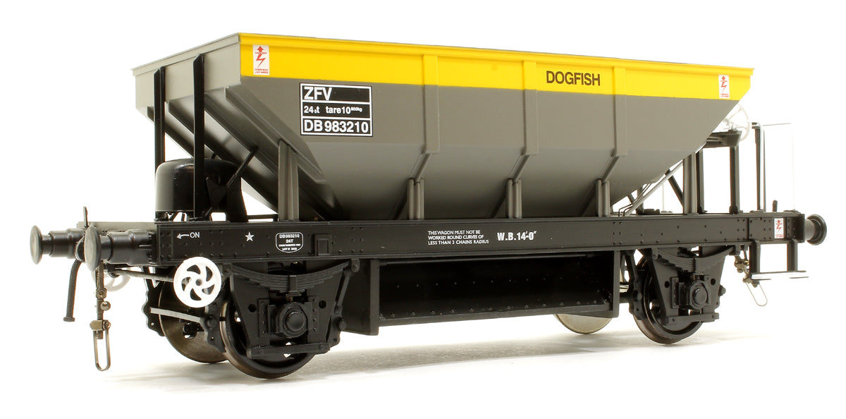 BR ‘Dogfish’ Ballast Hopper BR Civil Engineers Grey/Yellow ZFV DB983210