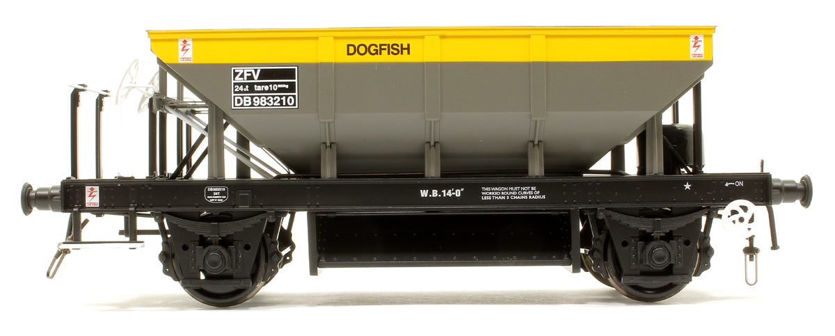 BR ‘Dogfish’ Ballast Hopper BR Civil Engineers Grey/Yellow ZFV DB983210