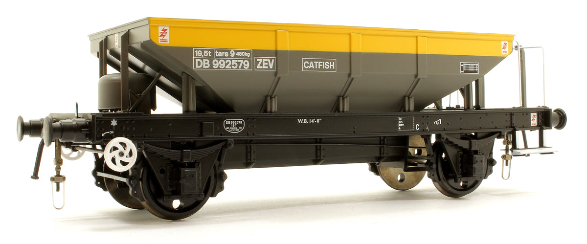 BR 'Catfish' Ballast Hopper BR Civil Engineers Grey/Yellow ZEV DB992579