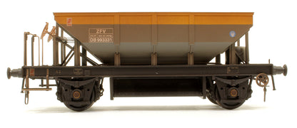 BR ‘Dogfish’ Ballast Hopper BR Civil Engineers Grey/Yellow ZFV DB993331 - Weathered