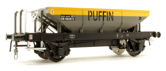 BR ‘Catfish’ Ballast Hopper BR Civil Engineers Grey/Yellow ZCV ‘Puffin’ DB983872