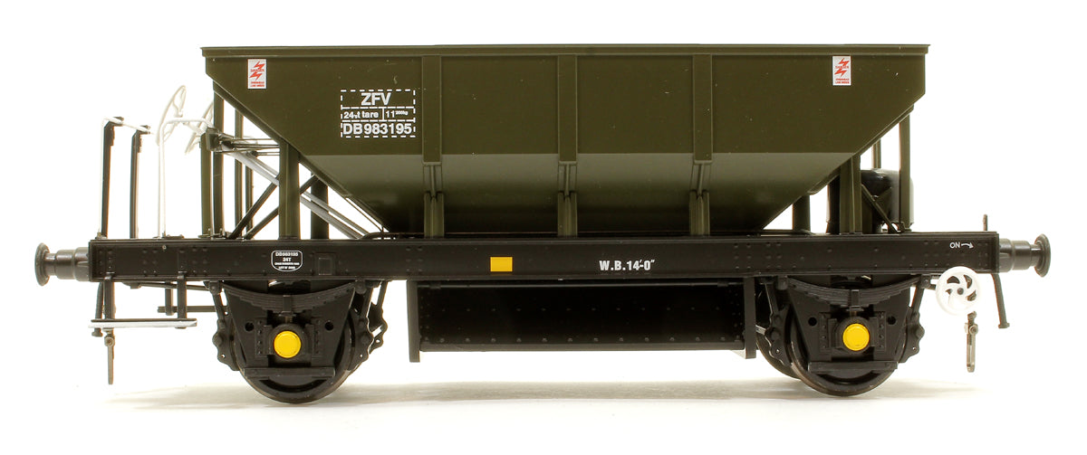 Heljan 4380 BR ‘Dogfish’ Ballast Hopper BR Olive (late) DB983195